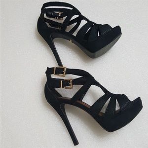 SCHUTZ Black 4.5in Heels Size 5